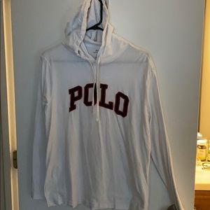 A medium Ralph Lauren Polo hooded sweatshirt